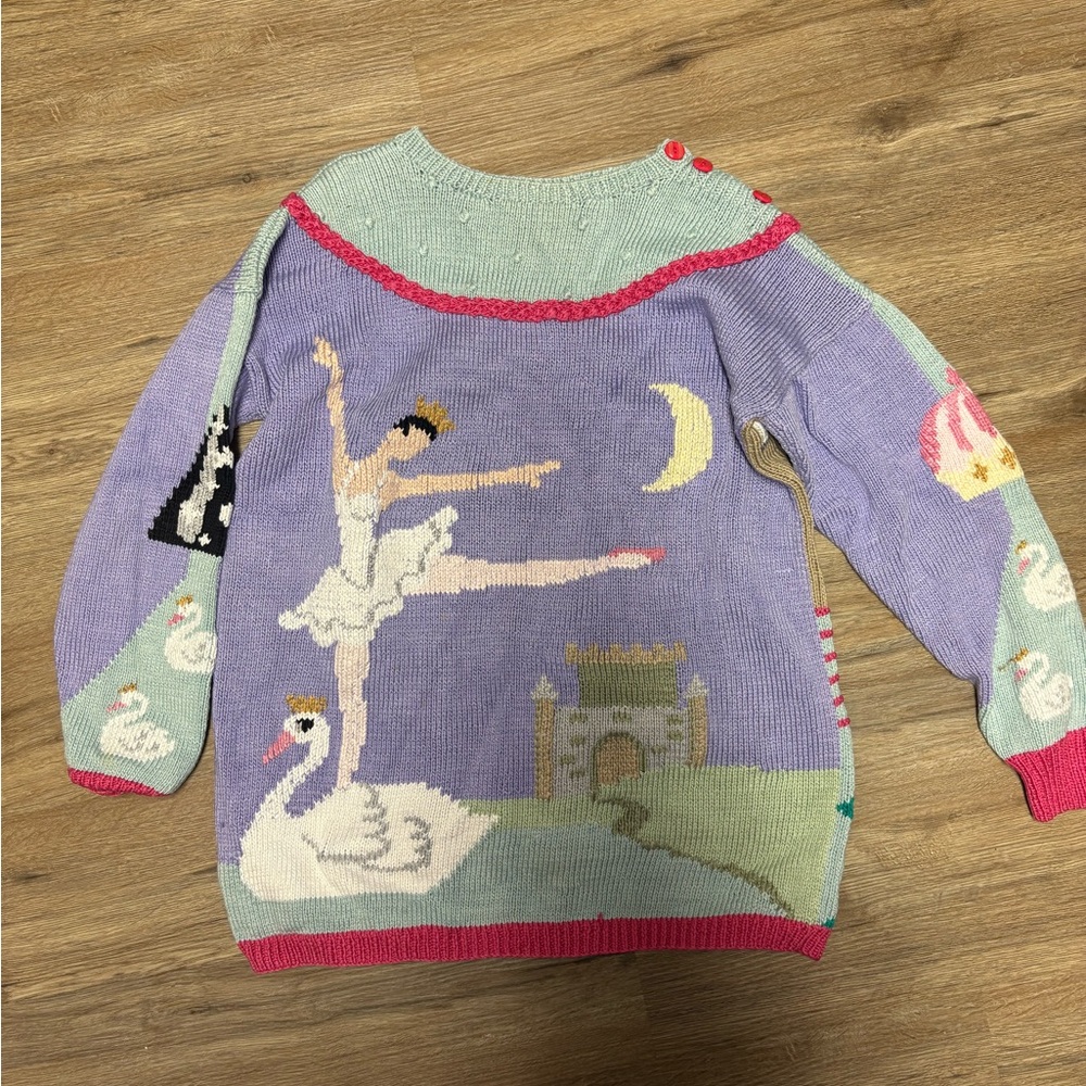 Berek swan lake Pastel Knit Sweater